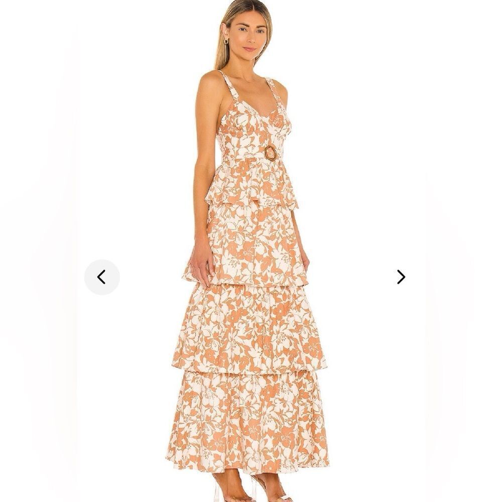 Lovers‎ and friends floral dress built-in underwire bra size S NWOT
